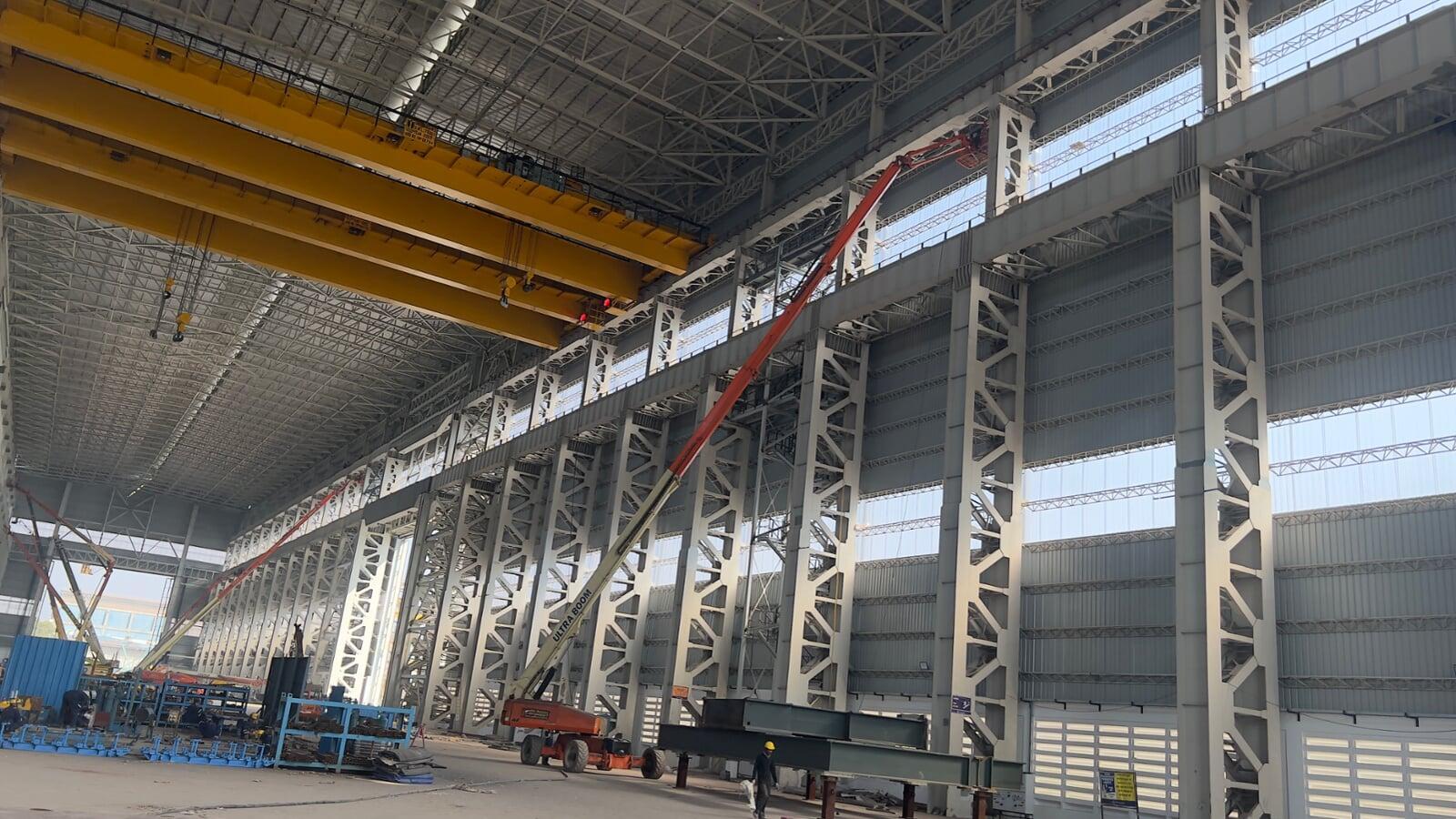 Industrial roofing project by Rishonn & Reyansh at